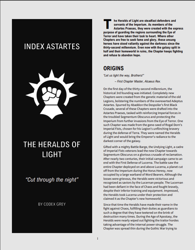 More information about "Index Astartes - Heralds of Light"