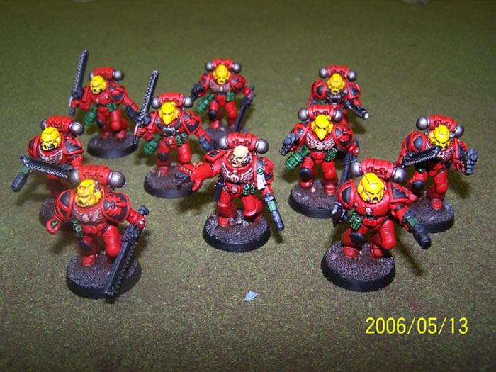 OCT's Blood Angels Miniatures Gallery