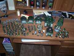 My Dark Angels army