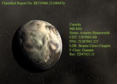 Coriolis, Homeworld of the Brazen Claws