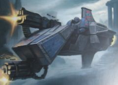 Speeder depicted in Horus Heresy III