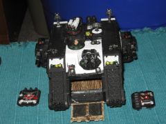 Front view WIP land raider.