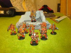Berzerker squad and Khârn