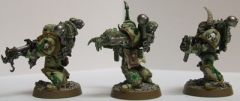 First Three painted DG Left
