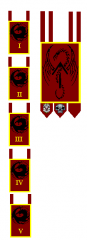 2nd Company Banners (Mounted)