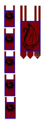 4th Company Banners (Mounted)