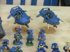 Land Speeders and Devastator squad