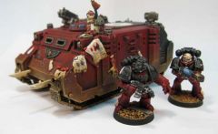 Flesh Tearers Rhino - with marines