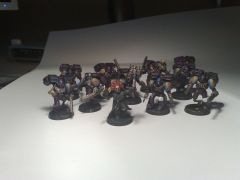 Assualt squad and chaplain