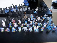 All or most of my Ultramarines HQ models.