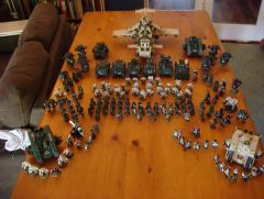 Company laid out before my first Apocalypse game