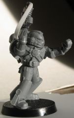 side view of converted marine