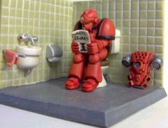 A Marine on the Toilet...