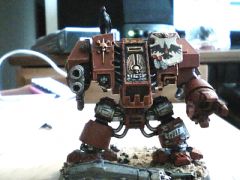 Blood Ravens Dreadnought Front Again (you can see the raven