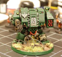 Dreadnought - notice the melta damage on top