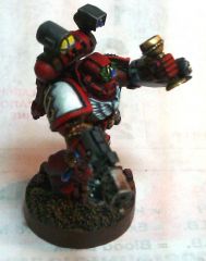 Sanguinary Priest with Hand Flamer and Chalice of Blood - Ri