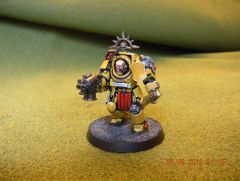 Imperial Fist Captain with TDA, Powerfist, Powerweapon, Iron