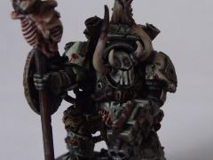 Nurgle Lord in Terminator armour.