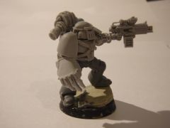 Details of sergeant #2 powerfist