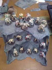 Deathwing, four squads inc. Belial with Command Squad