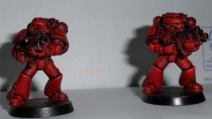 Test Marines for the new paint range