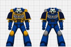 Cobalt Scars Space Marine Captains & Honour Guard