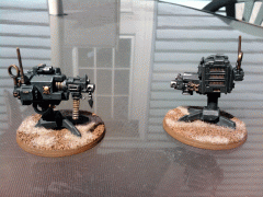 Finished Kit-bashed Sentry Guns