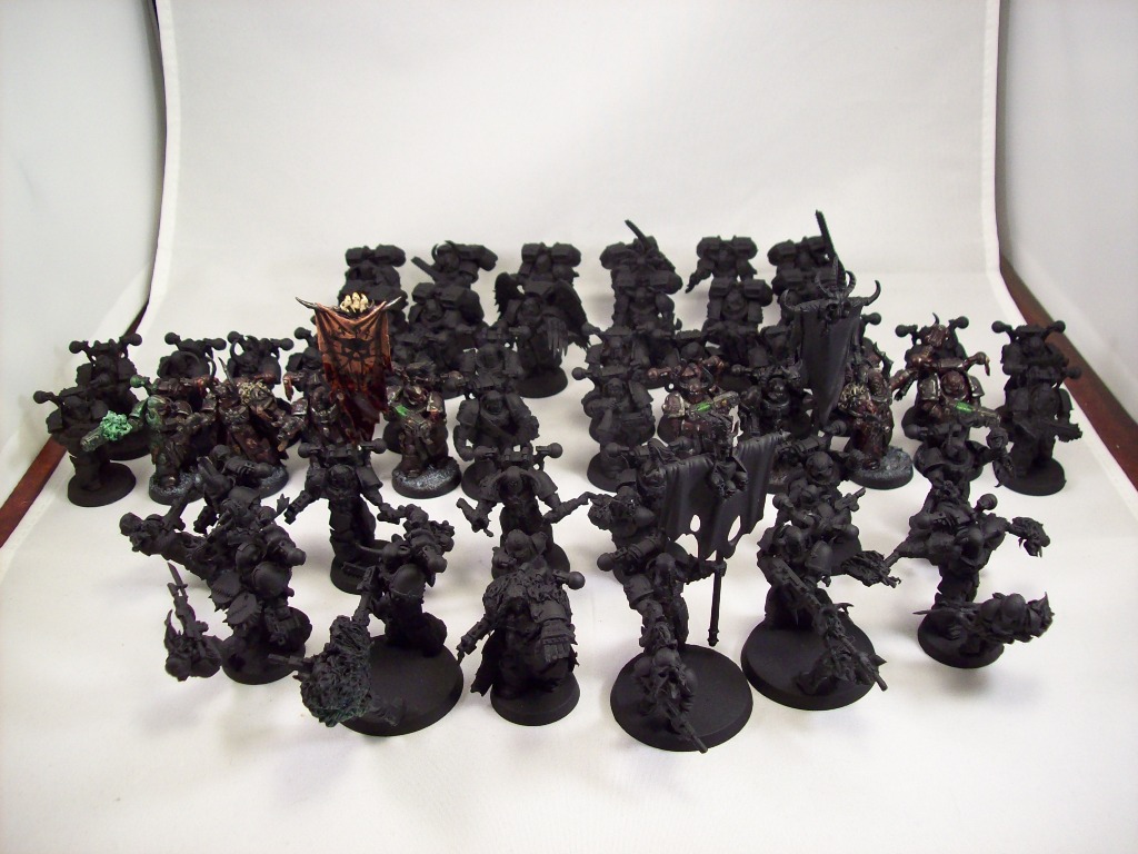 Call of Chaos V - unpainted with full plasma squads.JPG