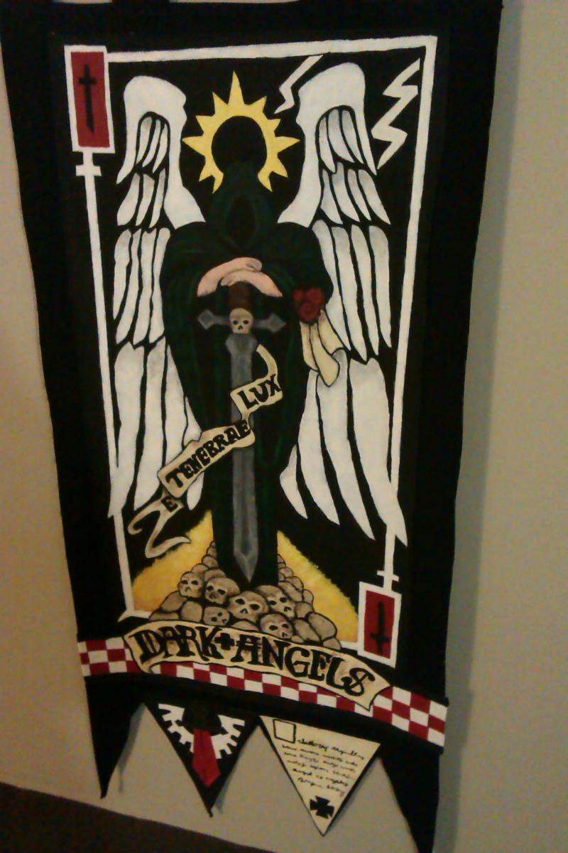 The DA banner my wife hand made me.