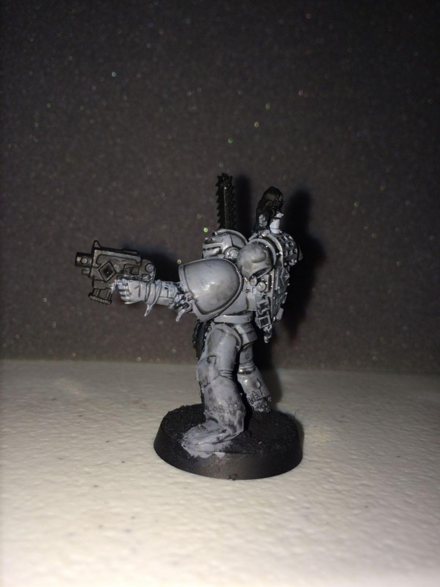 London Grey with Nuln Oil wash - Space Wolves & Successors - The Bolter and  Chainsword