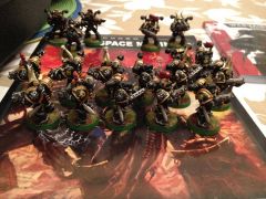 Chaos Space Marines with 3.5 kit