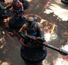 Chaos cultist with flamer