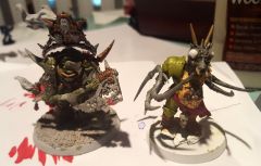 Lord of Contagion and Nurgle Chaos Spawn, midway through