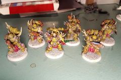 Plague Marine squad with highlights