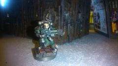 Command Squad Veteran with flamer.