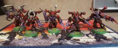 Finished Possessed Chaos Space Marines squad