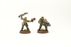 Iron Hand Straken and my version of Sgt Harker