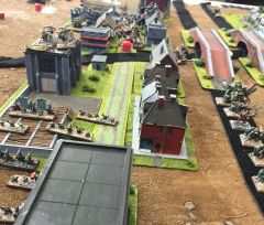 Mid Turn 3, Sisters engage In south east corner Of town