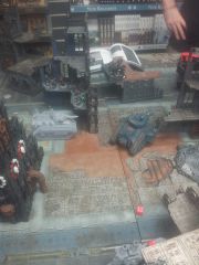 6  Marines move forward On The other side, eradicator tries For melta On Dreadnoughts