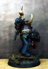 The Scourged Chaos Space Marine /w Flamer
