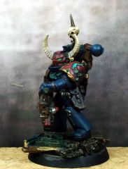 The Scourged Chaos Space Marine /w Flamer