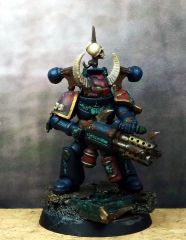 The Scourged Chaos Space Marine /w Flamer 1