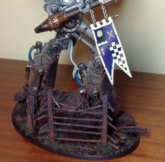 Knight Lancer - House Orhlacc: lance banner and base detail