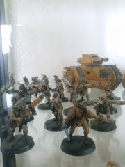 Ravenite Leman Russ Exterminator and Rifle Section I WIP