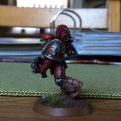 First finished Marine, Left