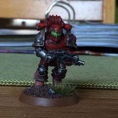 First finished Marine, Front