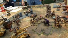 The left flank holds