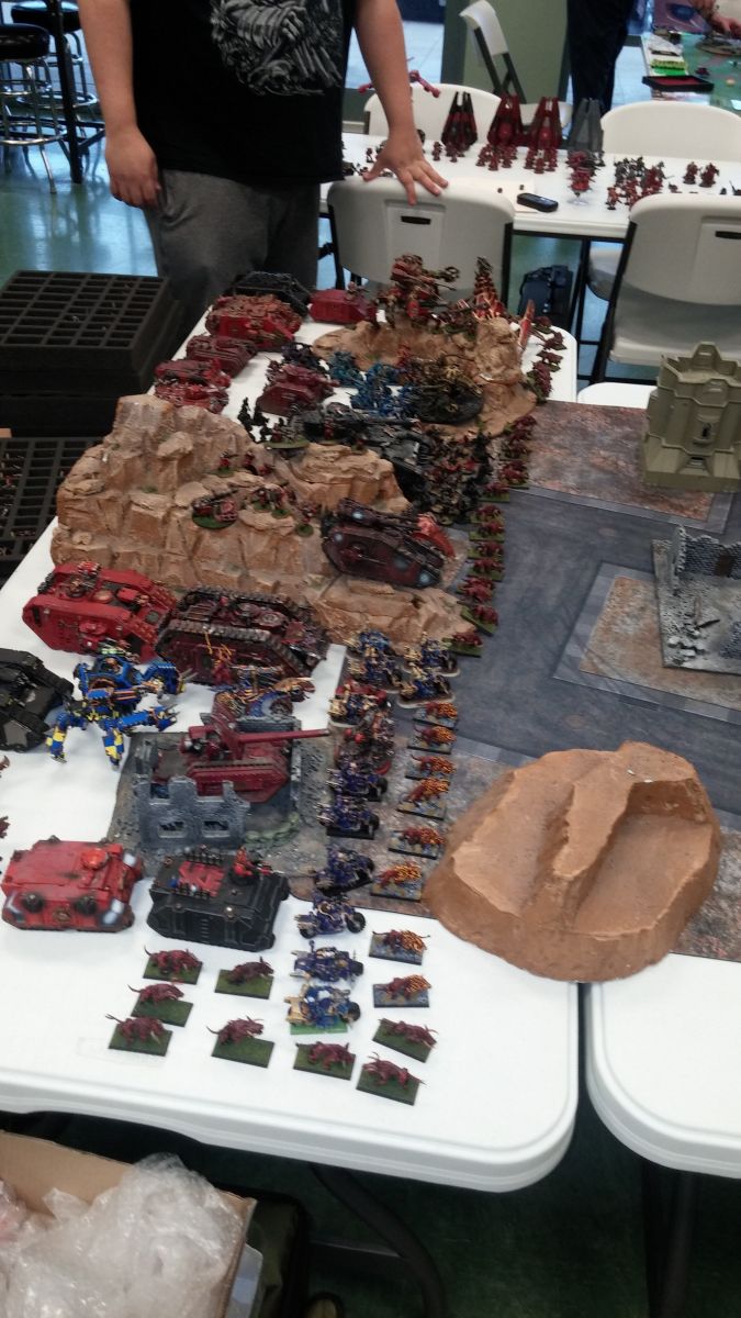 Chaos v. Blood Angels Apocalypse Game