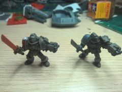 Grey knights battle brothers - unpainted