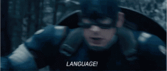 Captain America - Language!